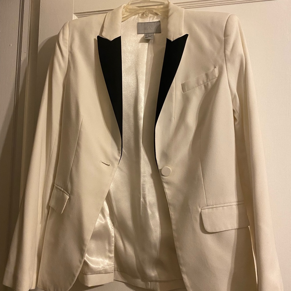 H&M Black & White Blazer